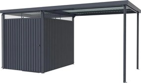 Záhradný domček so svetlíkmi Avenberg MAGNUS + prístavba 2.5 x 4.9 m - Premium