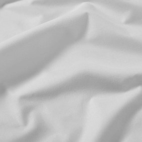 Goldea bavlnená napínacia plachta - svetlo sivá 90 x 200 cm