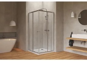Sprchový kút čtverec 80x80 cm SAT Project SATBKMUQ80CRT, 1 ks