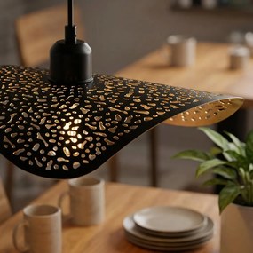 Toolight Toolight, stropné svietidlo 1xE27 APP1468-1CP, čierna-zlatá matná, OSW-02445