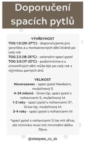 Spací vak Sleepee Grow Up Eukalyptus