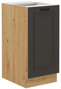 Kuchynská skrinka STILO grafit mat/artisan 40d 1f bb