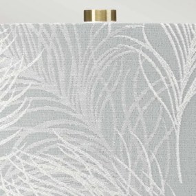 Elstead MILO-AB-TL-FDEB - Stolná lampa MILO 1xE27/60W/230V šedá