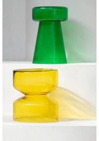 Sklenený okrúhly odkladací stolík ø 30 cm Corcho – Leitmotiv