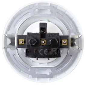 Elhard Zásuvka Retro Klasik, biela KL2000W