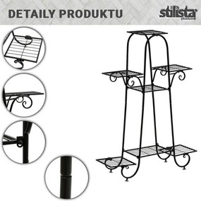 STILISTA stojan na rastliny, 102 x 76 x 24 cm, oceľ