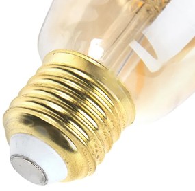 Sada 3 E27 stmievateľných LED svietidiel ST64 goldline 5W 380 lm 2200K