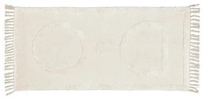 Bavlnený koberec barnebale 70 x 140 cm béžový MUZZA