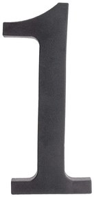 Čierna plastová číslica 1