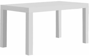 Rozkladací stôl 140x80+40cm bia