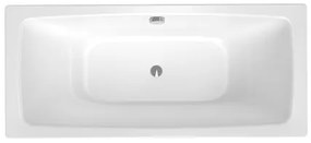 Obdĺžniková vaňa SAT Feel 170x75 cm smaltovaná oceľ ľavá aj pravá SATVFEEL170DUO, 1 ks