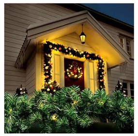 Solight 1V298 - LED vonkajšia vianočná dekorácia GIRLANDA 80xLED/3xAA 500 cm IP44