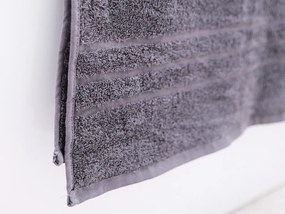 2x osuška Comfort 70x140 cm tmavosivá, 100% bavlna