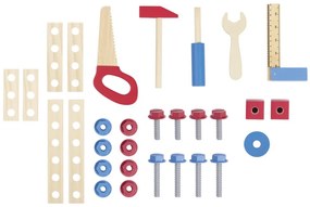 Playtive Detský drevený pracovný stôl v retro dizajne  (100366033)