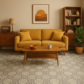 Beaulieu International Group, PVC podlaha - lino Domo 2162, na mieru, šíře 4m, šedá, bez podkladu, kuchyňa