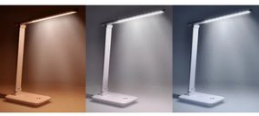 Solight WO64-W - LED Stmievateľná stolná lampa LED/10W/230V 3000/4500/6000K biela