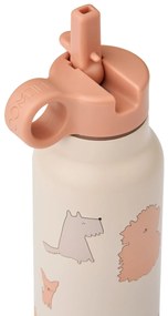 LIEWOOD Detská termo fľaša Falk Cats and Dogs / Sandy 350 ml