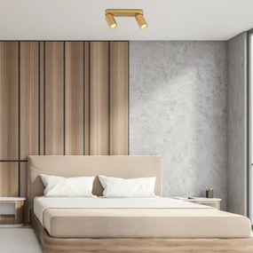 Rabalux 73076 - Bodové svietidlo MIRINA 2xGU10/5W/230V zlatá