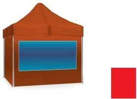 Bestent Stena k stanu - 2m červená s oknom SQ/ HQ/ EXQ