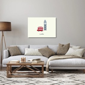 Sklenený obraz - Mestá Európy N⁰3 (70x50 cm)