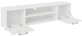 TV stolík/skrinka Toteri 2D, Farby: biela
