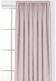 Svetloružový zamatový dimout záves 140x250 cm Velto – Filumi