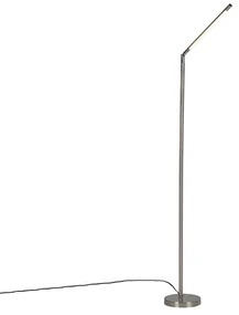 Moderná stojaca lampa oceľ vrátane LED - Berdien
