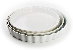 Porcelánová forma na koláče BASIC 32 cm biela