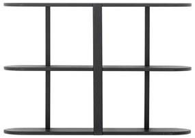 Čierna poschodová polica 80 cm Vicente – Bloomingville