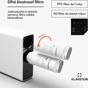 Klarstein PureLine 800, filtračný systém, reverzná osmóza, 800 GPD / 3000 L/d
