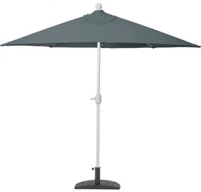Slnečník polkruh Parla - polyester/hliník - 300cm antracit so stojanom