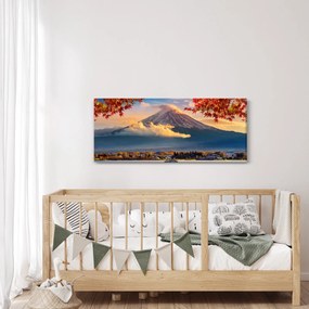 Obraz - Japonsko, Hora Fudži (120x50 cm)
