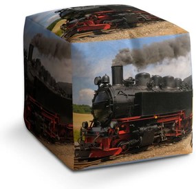 Taburet Cube lokomotíva 3, farebná
