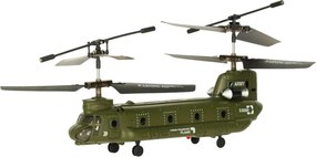 LEAN Toys RC vrtuľník na diaľkové ovládanie Syma S026H-1 zelený khaki