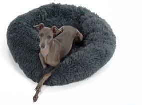 PuppyJoy PuppyJoy, okrúhly pelech pre psov 80cm PJ-003, veľkosť M, tmavá šedá, HOM-50063