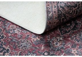 ANDRE 2288 umývací koberec orientálne vintage protišmykový - bordó / sivá Veľkosť: 120x170 cm