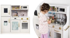 Drevená hračka kuchynka s doplnkami