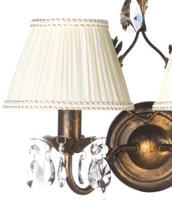 ONLI - Nástenné svietidlo KAREN 2xE14/6W/230V bronzová