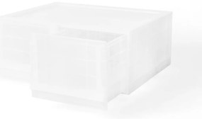 Modulárny úložný box Wave twin Mist bez koliesok 54,6 x 43,4 x 22 cm, široký - 2 zásuvky