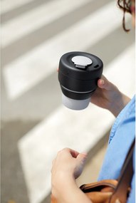 Čierny termo hrnček 400 ml To Go – Lékué