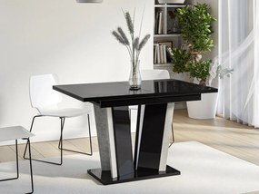 Rozkladací jedálenský stôl Lyliad II, Farby: artisan / čierna