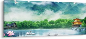 Obraz - Snová krajina (120x50 cm)
