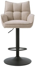 Barová stolička Marilla, otočná, s nastaviteľnou výškou – béžová (54840004)