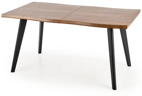 Rozkladací jedálenský stôl Dickson - dub prírodný / čierna