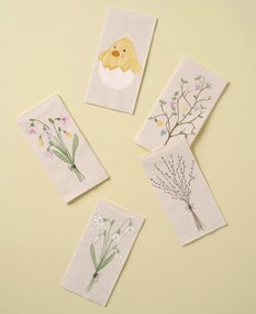 Ib Laursen Papierové servítky Snowdrops – 16 ks