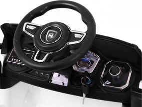 Ramiz Elektrické auto Rapid Racer pre deti, oranžové SUV + diaľkové ovládanie