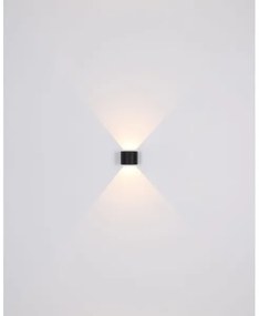 Globo 34168RB - LED Vonkajšie nástenné svietidlo VERONIKA 2xLED/3W/230V IP44 čierna