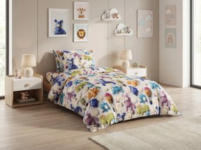 Detské obliečky z mikrovlákna WOOLIMALS farebné Rozmer obliečky: 70 x 80 cm | 140 x 200 cm