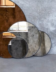 Okrúhle zrkadlo ESPEJO, Ø40 cm, Smoked Glass (S)