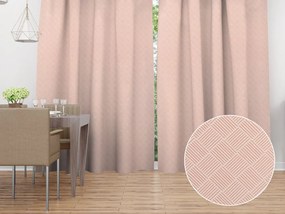 Biante Dekoračný záves Milano TF-048 - svetlo ružový 150x190 cm